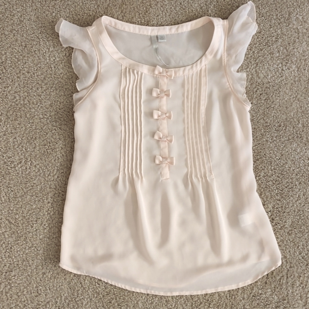 Blush pink blouse